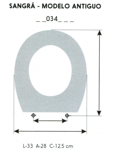 ASIENTO INFANTIL SANGRA - MODELO ANTIGUO (SOLO ARO)