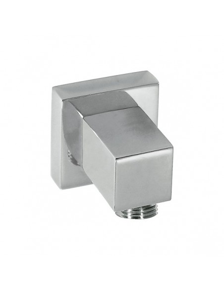 Codo Con Toma A Pared Para Flexo De Ducha TRES Codo Con Toma A Pared Para Flexo De Ducha TRES