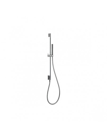 Barra Deslizante Con Toma De Agua A Pared Y Ducha Cilindrica TRES Barra Deslizante Con Toma De Agua A Pared Y Ducha Cilindrica TRES