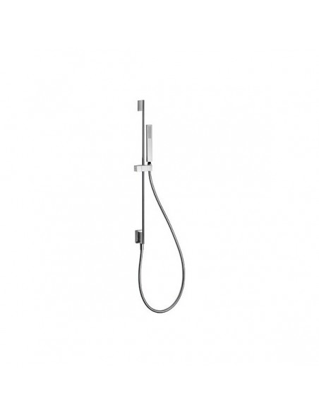 Barra Deslizante Con Toma De Agua A Pared Y Ducha Rectangular TRES