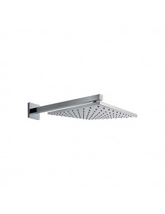 Brazo de ducha a pared con rociador rectangular TRES