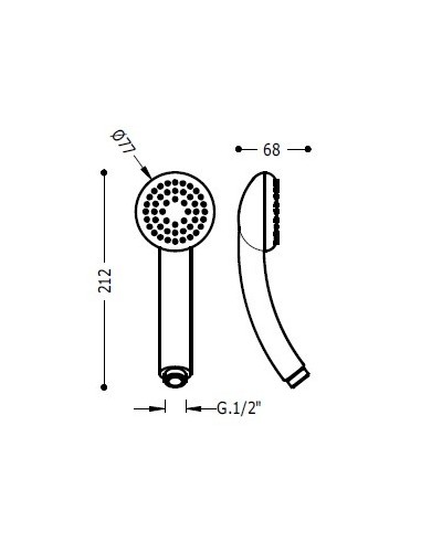 Ducha ECO-ANTICAL TRES