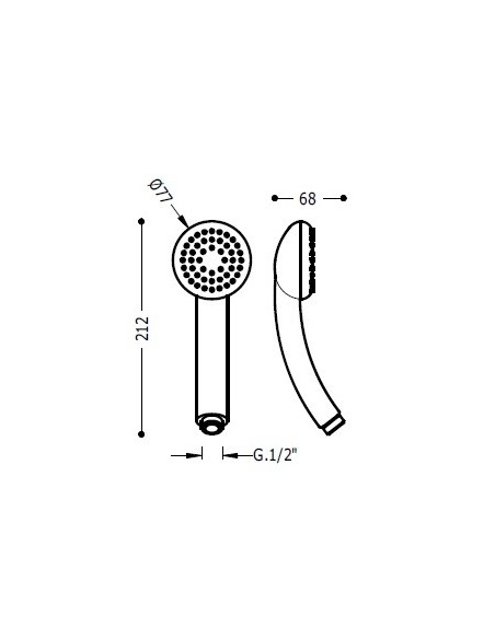 Ducha ECO-ANTICAL TRES Ducha ECO-ANTICAL TRES