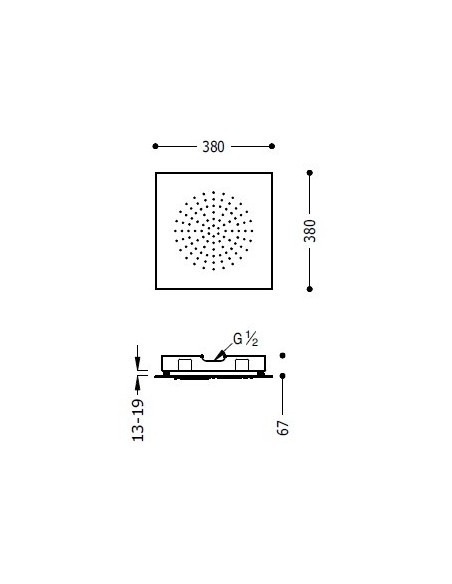 ceiling shower head INOX TRES ceiling shower head INOX TRES