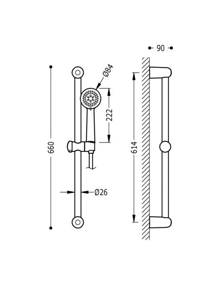 Barra De Ducha ECO TRES Barra De Ducha ECO TRES