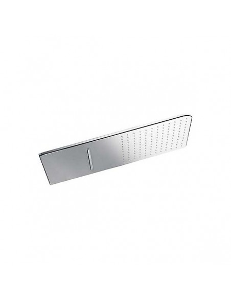 Rociador ducha INOX a pared Anticalcárea con cascada. 280x550 mm.