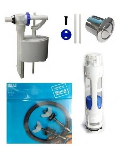 Juego Completo De Mecanismos ROCA Para Cisterna de Doble Pulsador