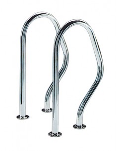 Rampes d'accès à la piscine ASTRALPOOL Fixation par plaques