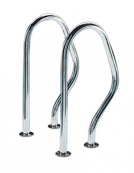 Rampes d'accès à la piscine ASTRALPOOL Fixation par plaques Rampes d'accès à la piscine ASTRALPOOL Fixation par plaques