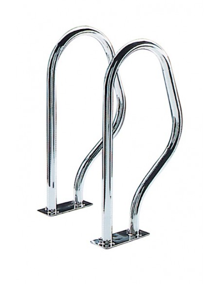 Pool Access-Exit Handrails ASTRALPOOL Fixing Using Rectangular Plate Pool Access-Exit Handrails ASTRALPOOL Fixing Using Rectangular Plate