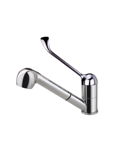 Single-lever faucet with extractable shower Medical