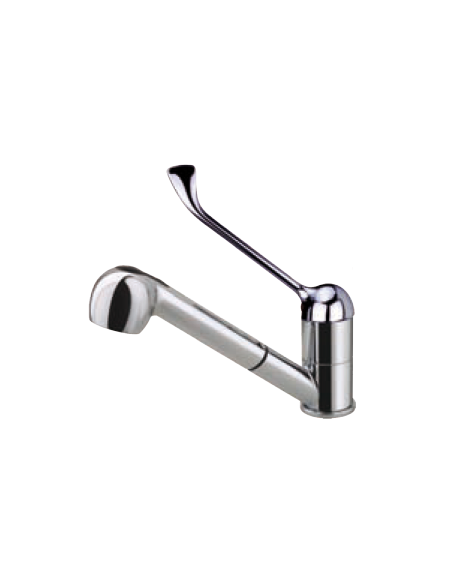 Rubinetto monocomando con doccia estraibile Medical