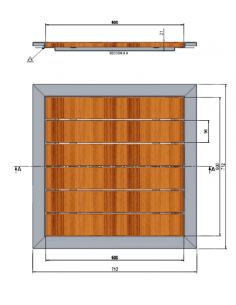 Plato  Para Duchas Pluvium ASTRALPOOL 2