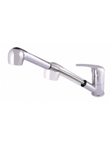 Mitigeur bas avec douchette extractible pour lavabo