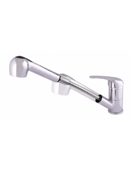 Grifo Monomando Para Fregadero Con Ducha Extraíble Bajo
