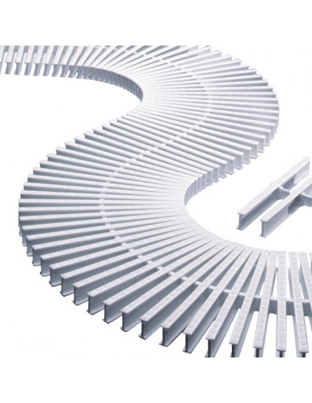 Rejilla Transversal Para Curva Piscina 35 MM. ASTRALPOOL