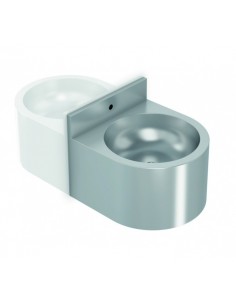 Lavamanos Mural Antivandálico Inox 304 Satinado GENWEC