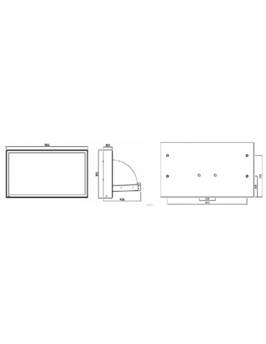Cambiador De Pañales Inox Horizontal Encastrado GENWEC