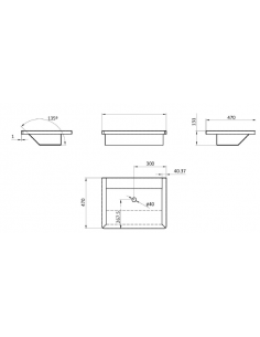 Lavamanos Colectivo Inox 304 Sin Peto GENWEC 2