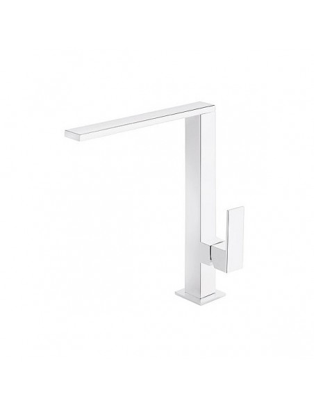 Grifo Monomando Para Fregadero Con Maneta Plana CUADRO TRES