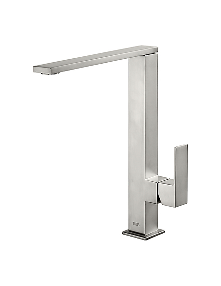 Grifo Monomando Para Fregadero Con Maneta Plana CUADRO TRES