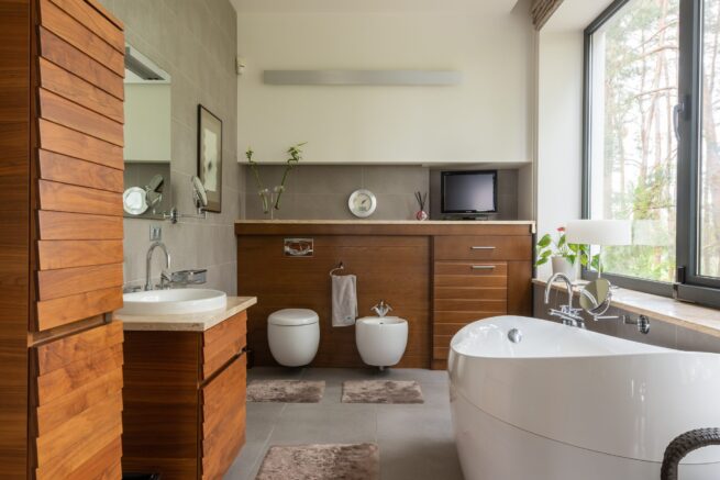 Mobiliário de casa de banho em madeira? Descubra a colecção WOOD