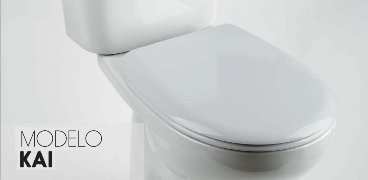 Tapa y asiento de inodoro con caida amortiguada - Compatible con